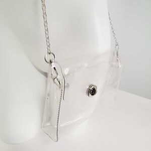 Transparent Chain Shoulder Bag